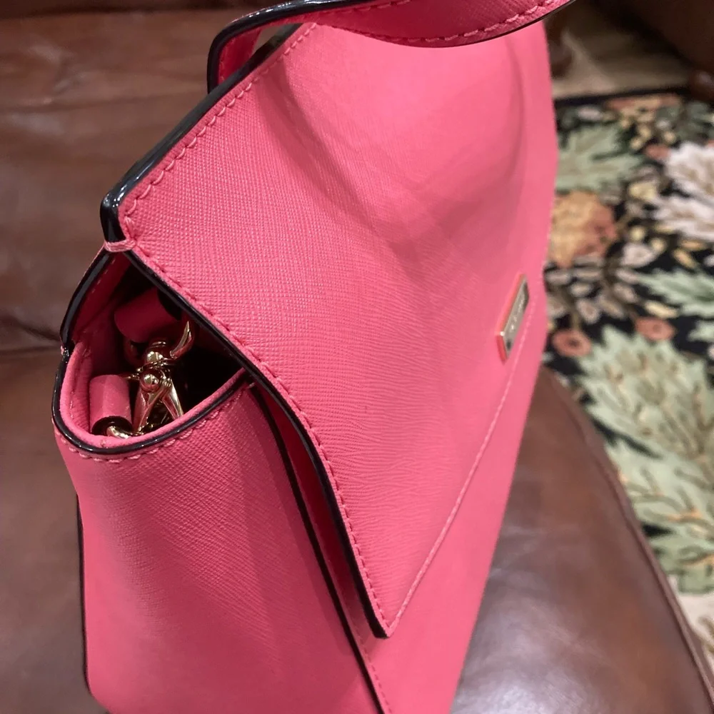 NWT Kate Spade Purse w/free clutch-warm guava